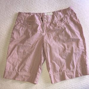 Anthropologie Elevenses Res Striped Shorts